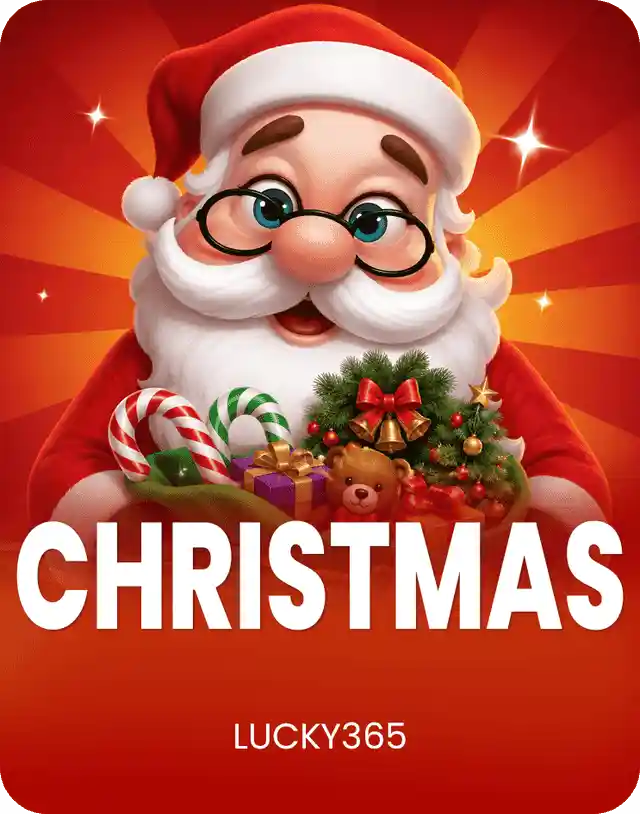 Christmas slot game on Lucky365 with festive Santa Claus theme
